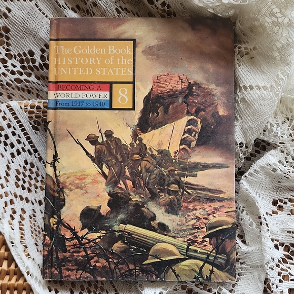 Vintage Other - Vintage The Golden Book History Of The United States Becoming A World Power
